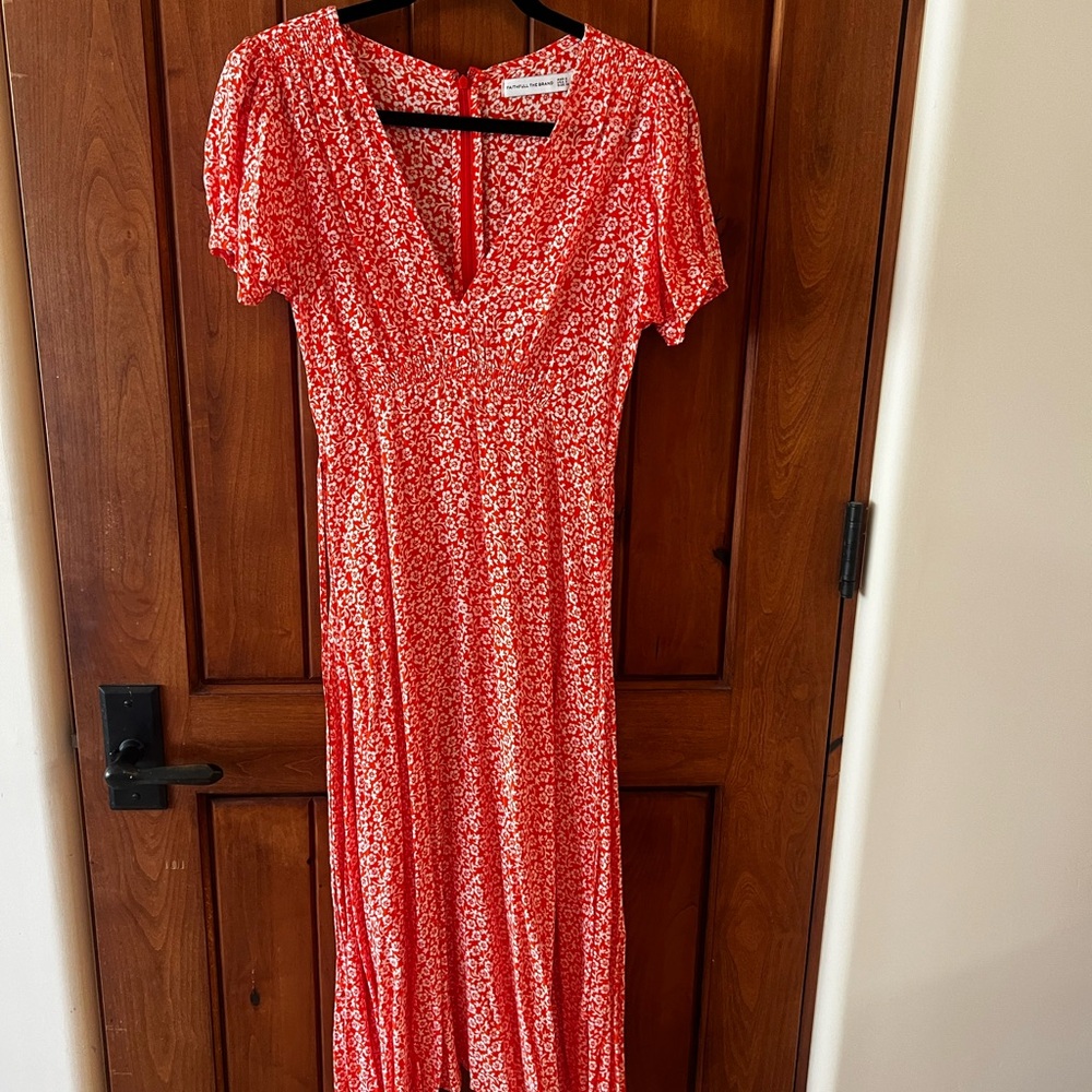 Faithful the Brand Floral Midi Dress